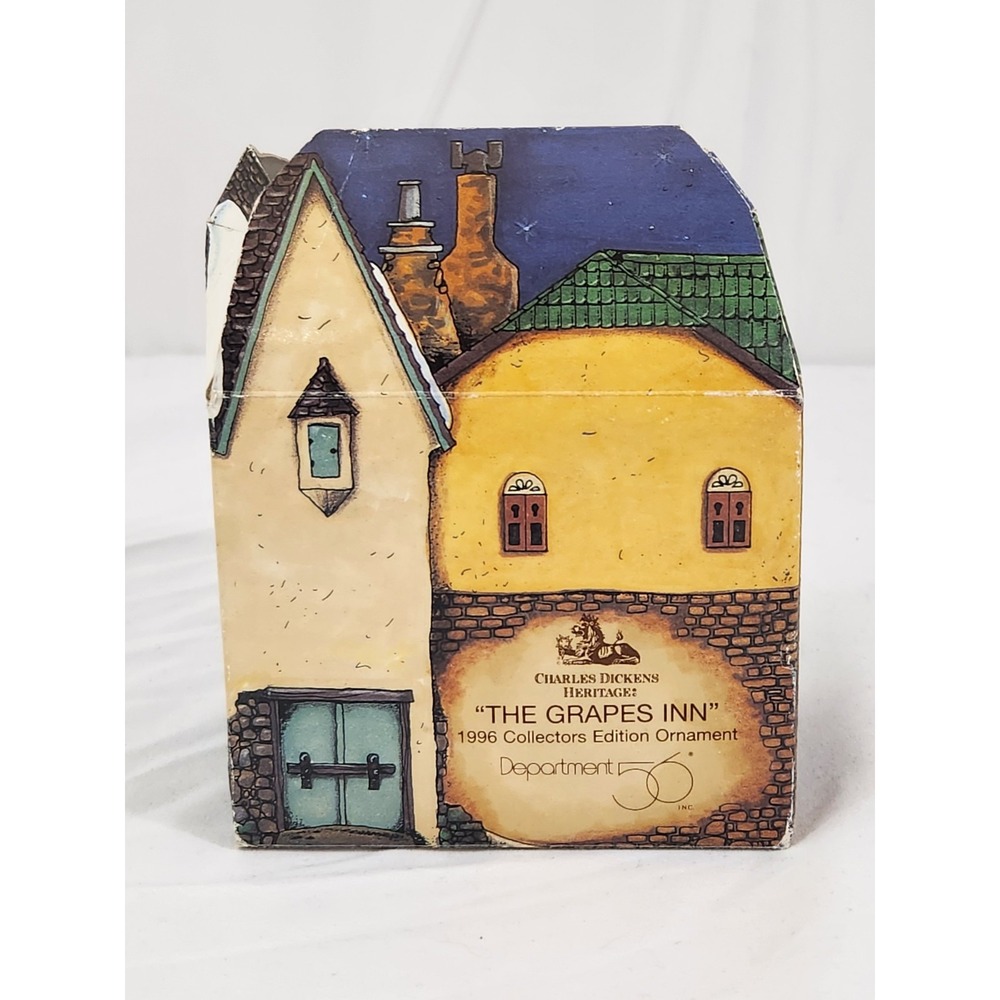 Department 56 The Grapes Inn 1996 Collectors‎ Edition Dickens Village Ornament